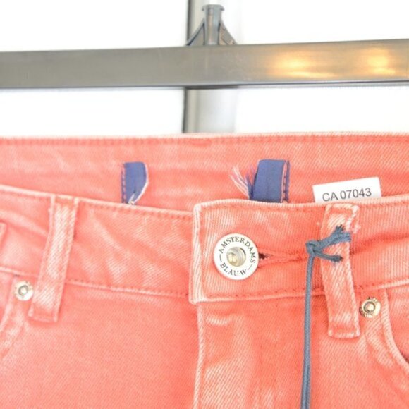 NWT Scotch & Soda Red Flare High Rise Bootcut Jeans Sz 26 - Picture 5 of 9